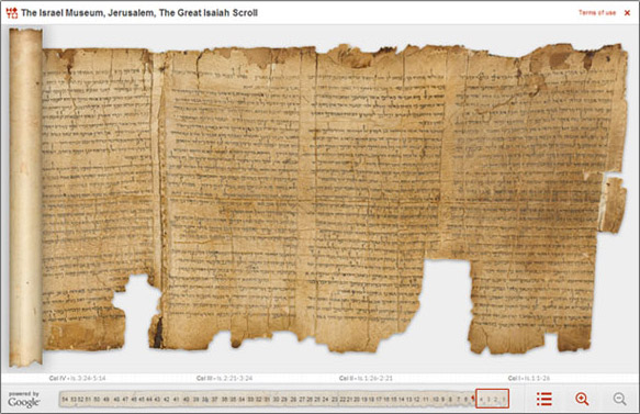 Dead Sea Scrolls go online, thanks to Google, Israel Museum